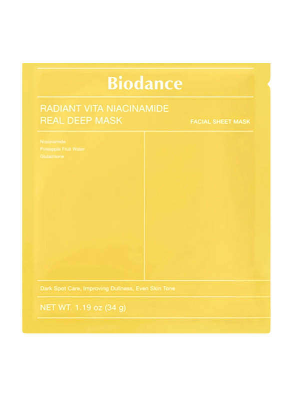 BIODANCE Radiant Vita Niacinamide Real Deep Mask (1 Stück)
